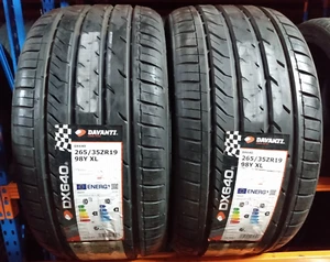 2x 265/35 ZR19 Davanti DX640 98Y *CLEARANCE STOCK* 2653519 PAIR - Picture 1 of 2
