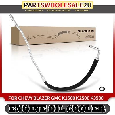 Manguera inferior del enfriador de aceite del motor de salida para Chevrolet K1500 K2500 K3500 5,7 L 5,0 L Foto 1 de 4