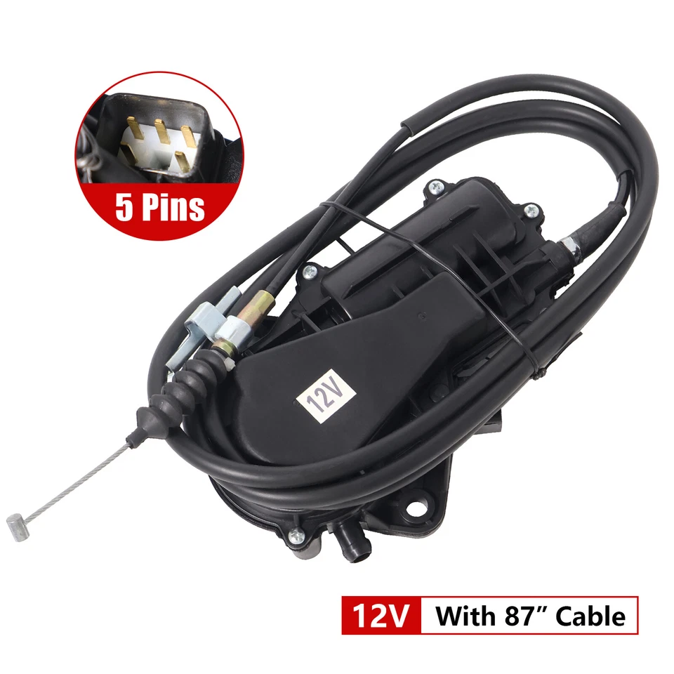 New 12V With 87" Cable Motor Assembly Engine Stop For 98-04 ISUZU NPR NPR-HD Foto 1 de 4