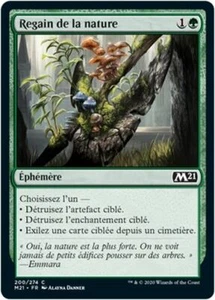 MTG Magic M21 - [x4] Return to Nature/Regain de la nature, French/VF - Picture 1 of 1