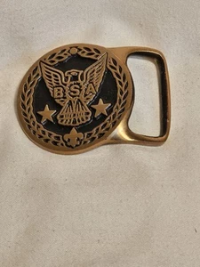 Vintage BSA Max Silber Bronze "Eagle Scout' Belt Buckle - Picture 1 of 2