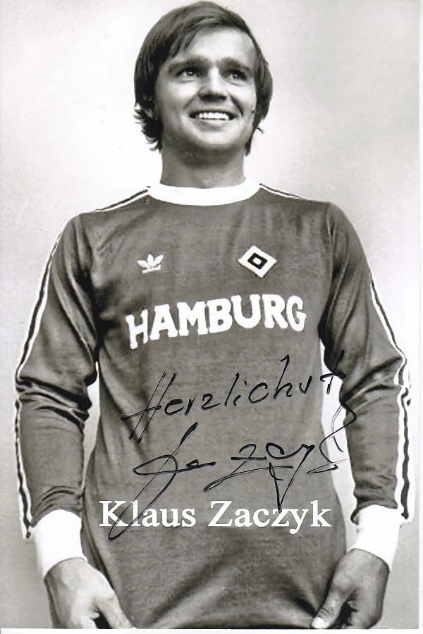 Klaus ZACZYK - DFB-Nationalspieler, HSV, Original-Autogramm! - Bild 1 von 1