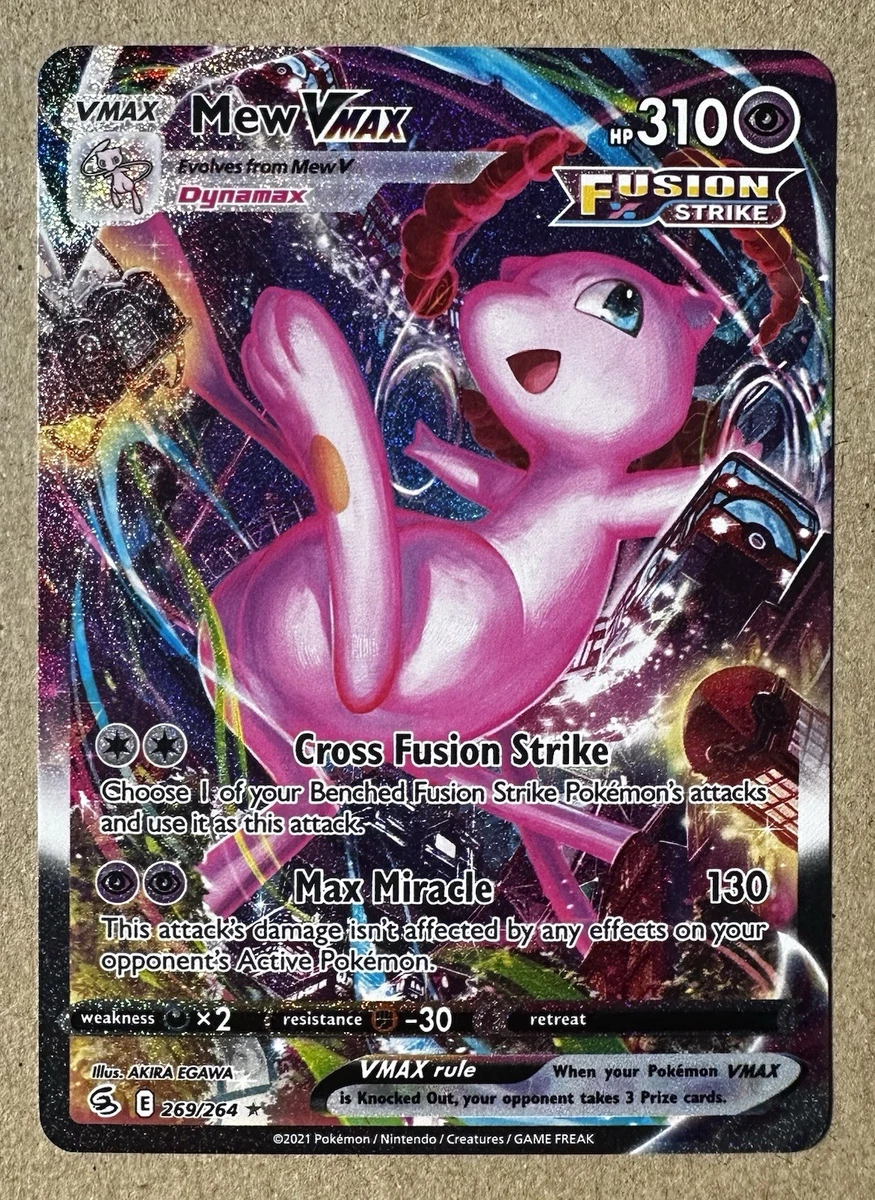 Mew VMAX 269/264 Swsh08: Fusion Strike for sale | eBay