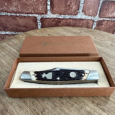 VINTAGE JOHN PRIMBLE BELKNAP LOUISVILLE KY THE COLONEL STOCKMAN KNIFE - Image 1 of 4