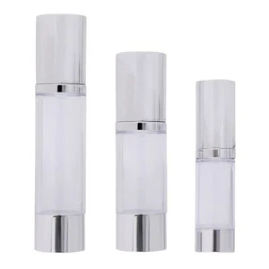 3 Pcs Disassembled Pump Bottle Portable Travel Bottles Empty Size Dispenser - Picture 1 of 12