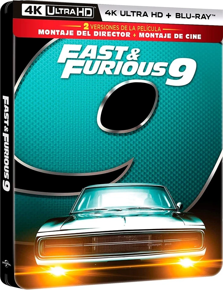 Fast & Furious 9 (4K UHD + BD) (ED ESPECIAL METAL) [Blu-ray] - Image 1 of 3