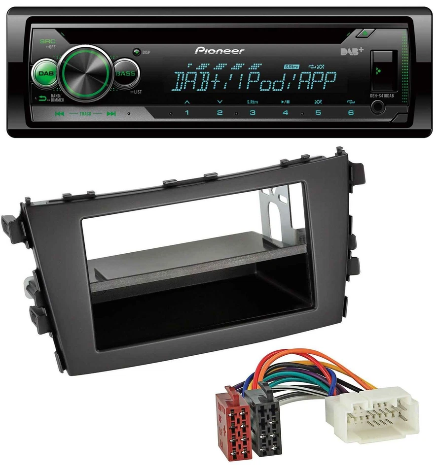 Pioneer USB MP3 DAB AUX CD Autoradio für Suzuki Celerio (LF, ab 2014) - Bild 1 von 4
