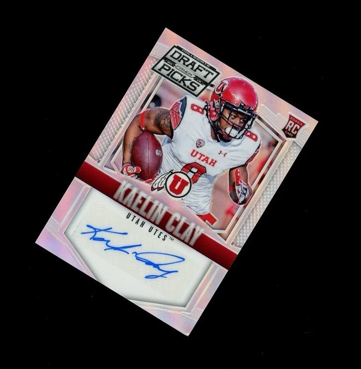 2015 Prizm SILVER ROOKIE REFRACTOR SP KAELIN CLAY AUTO RC! UTAH UTES SEE - Image 1 of 1