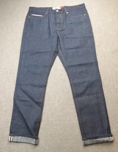 Kayden K Jeans 36 x 31 Blue Selvedge Tapered - Picture 1 of 12