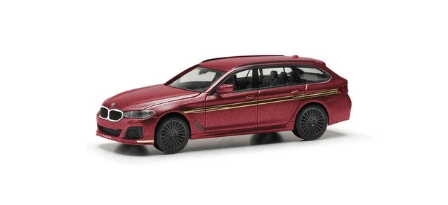Herpa 430968-002 - 1/87 BMW Alpina B5 Touring, Fire Rosso Metallizzato - Nuovo - Immagine 1 di 1