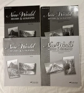 Abeka 6th Grade 4th Edition New World History &Geography Test & Quiz And Keys - Picture 1 of 5