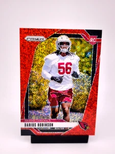 Darius Robinson RC SSP RED SPARKLE COLOR MATCH 24 Prizm NFL Arizona Cardinals - Picture 1 of 2