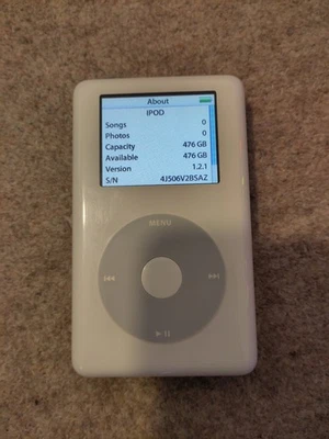 iPod Classic Gen 4 "Photo" - 512GB, 3000mAh, Kokkia BT Adapter, Case bundle - image 1 of 4