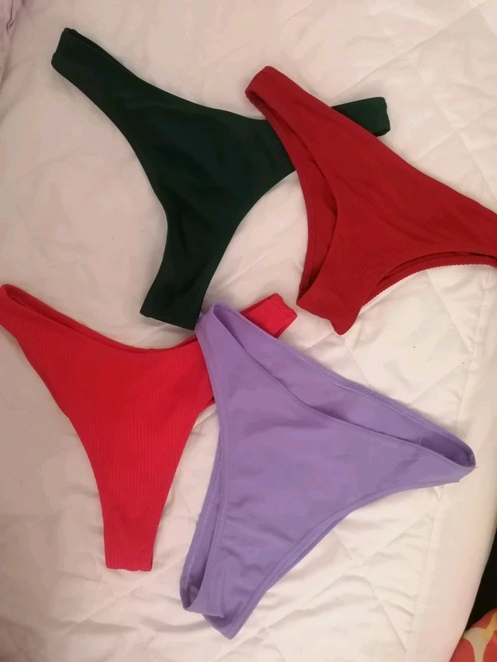 Mädchen String Bikini Höschen Gr Xs/S 4 STK - Bild 1 von 3