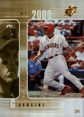 Ivan Rodriguez 2000 SPx #71 Texas Rangers FREE SHIPPING AutographDen - Image 1 of 2