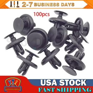 100pcs Engine Under Cover Push Type Retainer Clips For Toyota Lexus 90467-07201 - Picture 1 of 12