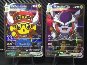 Pikachu Freiza + Arale Dragon Ball Z Cute Cosplay Doujin ACG HOLO Card NM - Picture 1 of 4