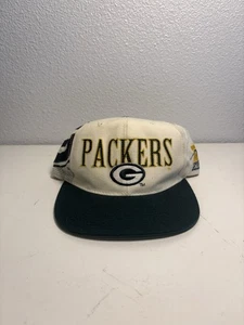 Vintage Sports Specialties Green Bay Packers Laser Snapback Mütze NFL weiß Wollmütze - Bild 1 von 8