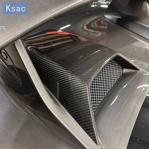Dry Carbon Fiber Rear Intake Vents Cover Scoop For 2017-19 911 991.2 Porsche GT3 - Picture 1 of 17
