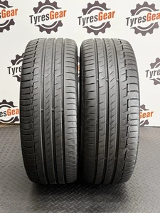 2x 235 55 R18 100V CONTINENTAL PREMIUM CONTACT6 5+mm TESTED FREE FITTING - Picture 1 of 14