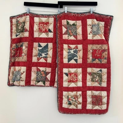 Fundas de almohada Pottery Barn Emerson Shams King Euro patchwork estrella multicolor Foto 1 de 4