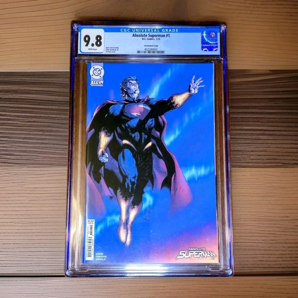 Absolute Superman #1 Variante Jim Lee CGC 9.8 | ENVÍO GRATUITO Foto 1 de 2