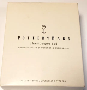 Sektverschluss & Flaschenöffner Set Keramik Scheune Neu im Karton Vintage - Bild 1 von 7