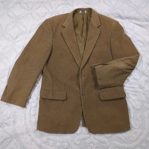 Joseph Feiss Mens Blazer Sport Coat Casual Jacket Size 40S Corduroy 2 Buttn Suit - Picture 1 of 16