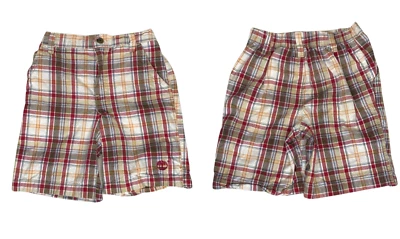 Pantalones Cortos Timberland Niño Pequeño Talla 4T Cuadros Multicolor Foto 1 de 4