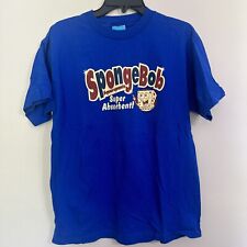 VTG Nickelodeon Spongebob Squarepants T-Shirt Super Absorbent Y2K 2002 Men M