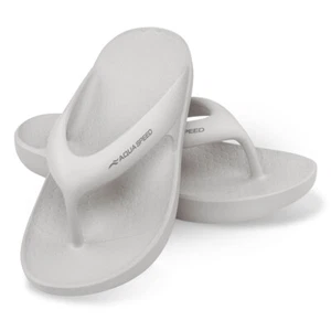 Aqua Speed Set: Badelatschen Malaga Damen, Herren + Mikrofaserhandtuch Gr. 36-46 - Bild 1 von 3