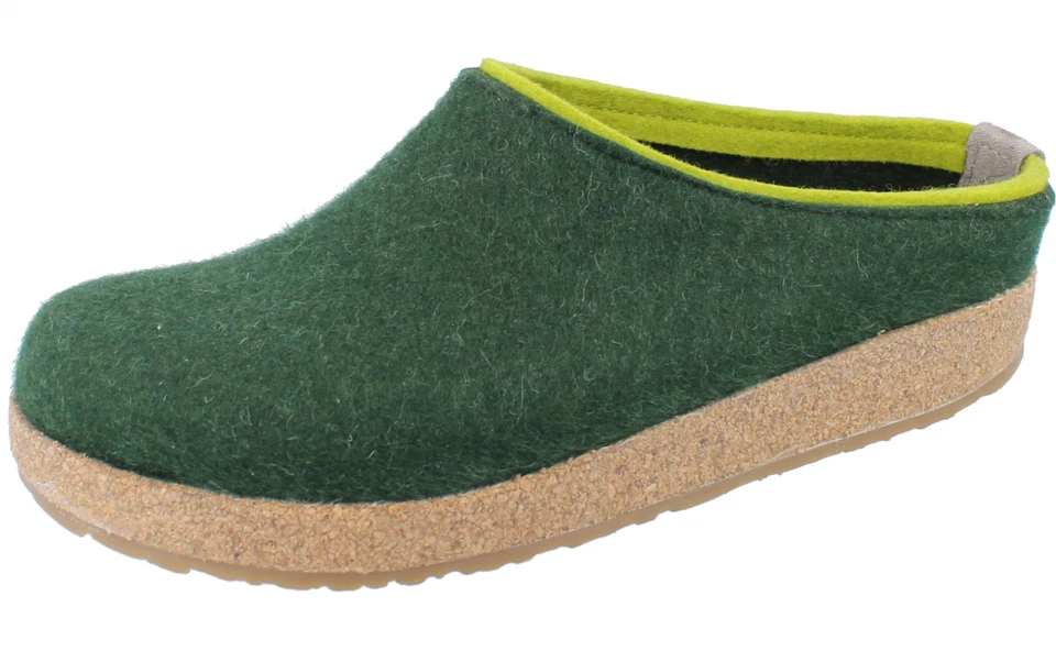 Haflinger Grizzly Kris Clogs Mules Slippers Wool Felt House Shoes Slip On  - Image 1 of 1