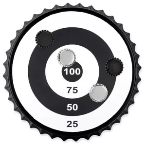 Magnetic Bullseye Bottlecap Dart Board - Lots of Fun & Games - Picture 1 of 1