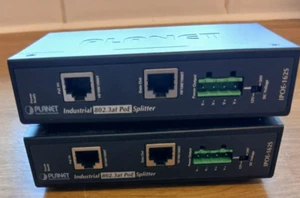 1x PLANET IPOE-162S, DIVISOR INDUSTRIAL IEEE 802.3AT GB HP ETHERNET - Imagen 1 de 4