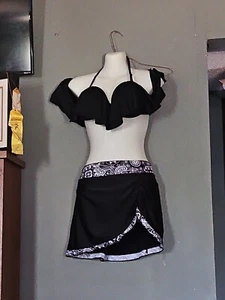 Black Friday SALE Bikini Skirt Set Size XL - Picture 1 of 3