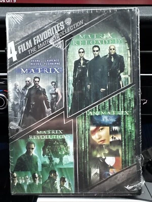 The Matrix Collection: 4 Film Favorites DVD w/Keanu Reeves & Fishburne New  FS - Image 1 of 2