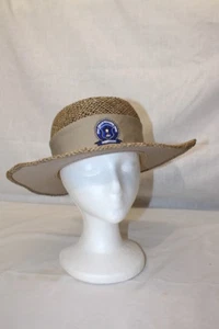 MEDINAH PGA Championship 2006 Womens Wide Brim W/Bow Straw Hat Size S/M-B114 - Picture 1 of 9