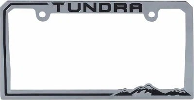Chroma Graphics 042610 For Toyota Tundra Chrome Metal License Plate Frame - Image 1 of 4