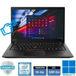 Lenovo Thinkpad T490s i5 8ème Gen RAM 16Go SSD 500Go Win11 Pro - Photo 1/1
