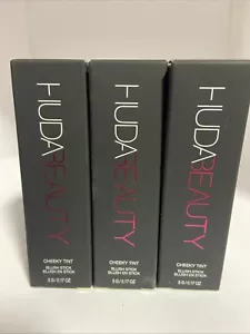 (3)Huda Beauty Cheeky Tint Blush Stick CORAL/REBEL/BADDIE 5G NEW!! - Picture 1 of 4
