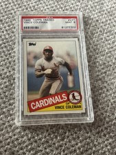 1985 Topps Traded - #24T Vince Coleman (RC) PSA Mint 9
