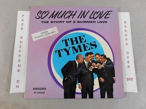 THE TYMES SO MUCH IN LOVE 1963 MONO LP W/ "WONDERFUL! WONDERFUL!" HYPE STICKER - Imagen 1 de 4