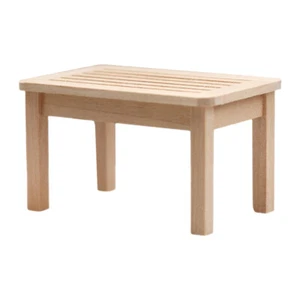 Miniature Wooden Garden Bench Dolls Wooden Table Tiny Porch Bench - Picture 1 of 12