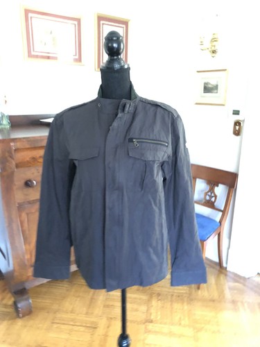 UNDERCOVER Giacca nera Victorinox esercito svizzero cerniera completa cotone idrorepellente donna M verde