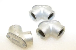 (3) Appleton 1/2" Corner Elbow Connector NEW  - Picture 1 of 3