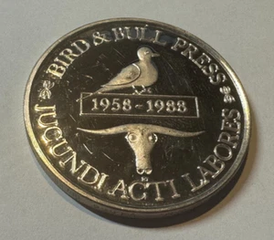 H. MORRIS .999 1 OZ SILVER REPUBLIC OF SAN SERRIFFE 100 CORONAS COIN #327 - Picture 1 of 4