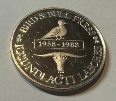 H. MORRIS .999 1 OZ SILVER REPUBLIC OF SAN SERRIFFE 100 CORONAS COIN #327 - Image 1 of 4