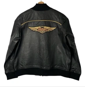 Harley-Davidson 120th Anniversary Bomberjacke Schwarz Damen Größe 2XL - Bild 1 von 24
