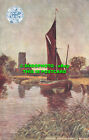 R493956 Instead Church. Norfolk Broads. Tuck. Oilette. G. E. R. Series of Pictur