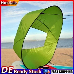 Faltbares Kajakboot Windsegel Surfen Kajak Downwind Windpaddel (Grün) De - Bild 1 von 7
